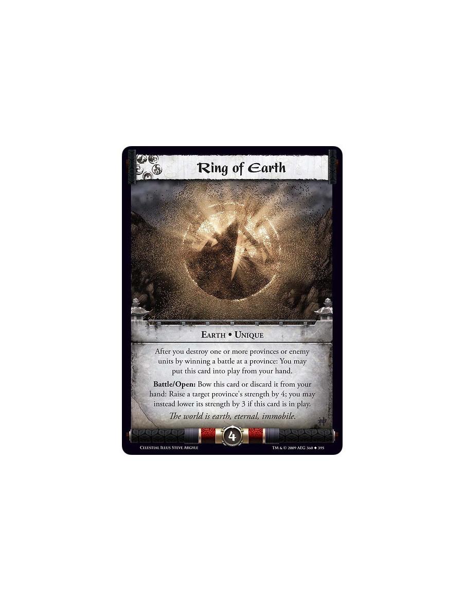 Ring of Earth  - Earth • Unique After you destroy one or more provinces or enemy units by winning a battle at a province: You ma