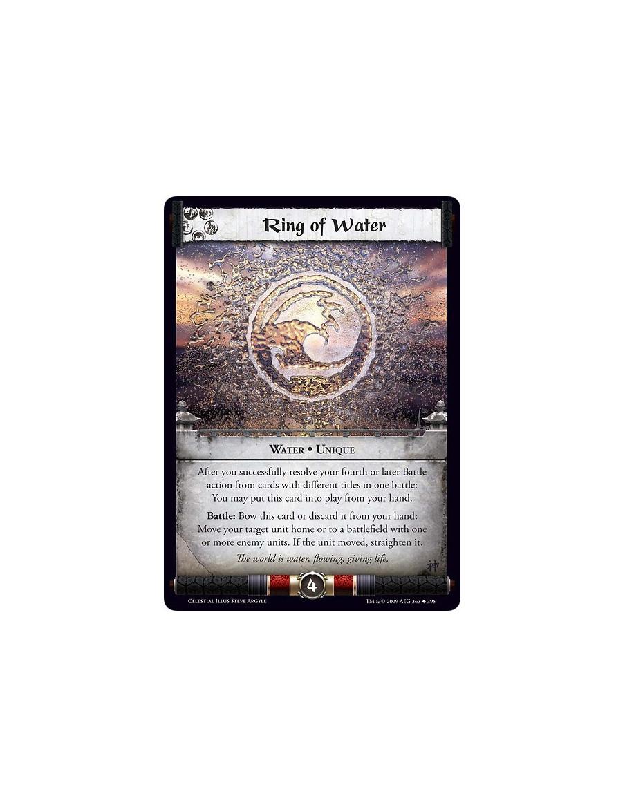 Ring of Water FOIL  - Water • Unique After you successfully resolve your fourth or later Battle action from cards with different