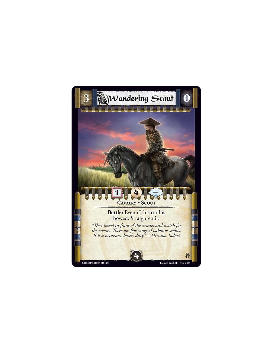 Wandering Scout  - Cavalry • Scout Battle: Even if this card is bowed: Straighten it.