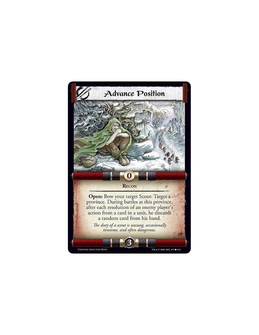 Advance Position (Spain)  - Recon Open: Bow your target Scout: Target a province. During battles at this province, after each re