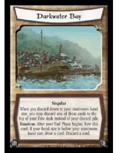 Darkwater Bay  - Singular. When you discard down to your maximum hand size, you may discard any of these cards to the top of you