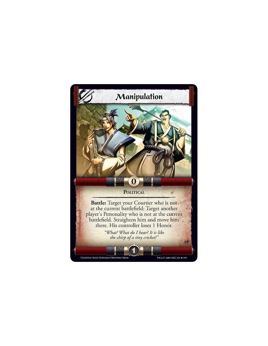 Manipulation (Español)  - Political Battle: Target your Courtier who is not at the current battlefield: Target another player's 
