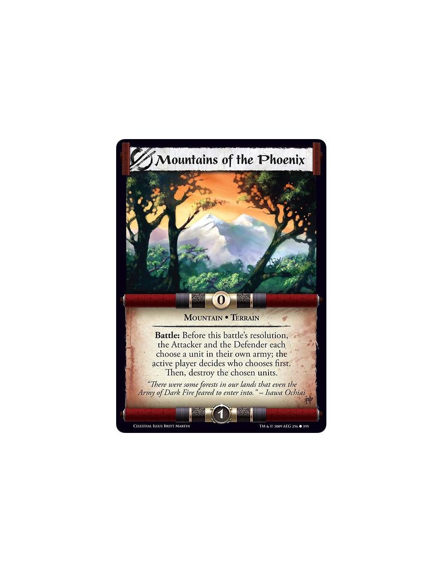 Mountains of the Phoenix (Spanish)  - Mountain • Terrain Battle: Before this battle’s resolution, the Attacker and the Defender 