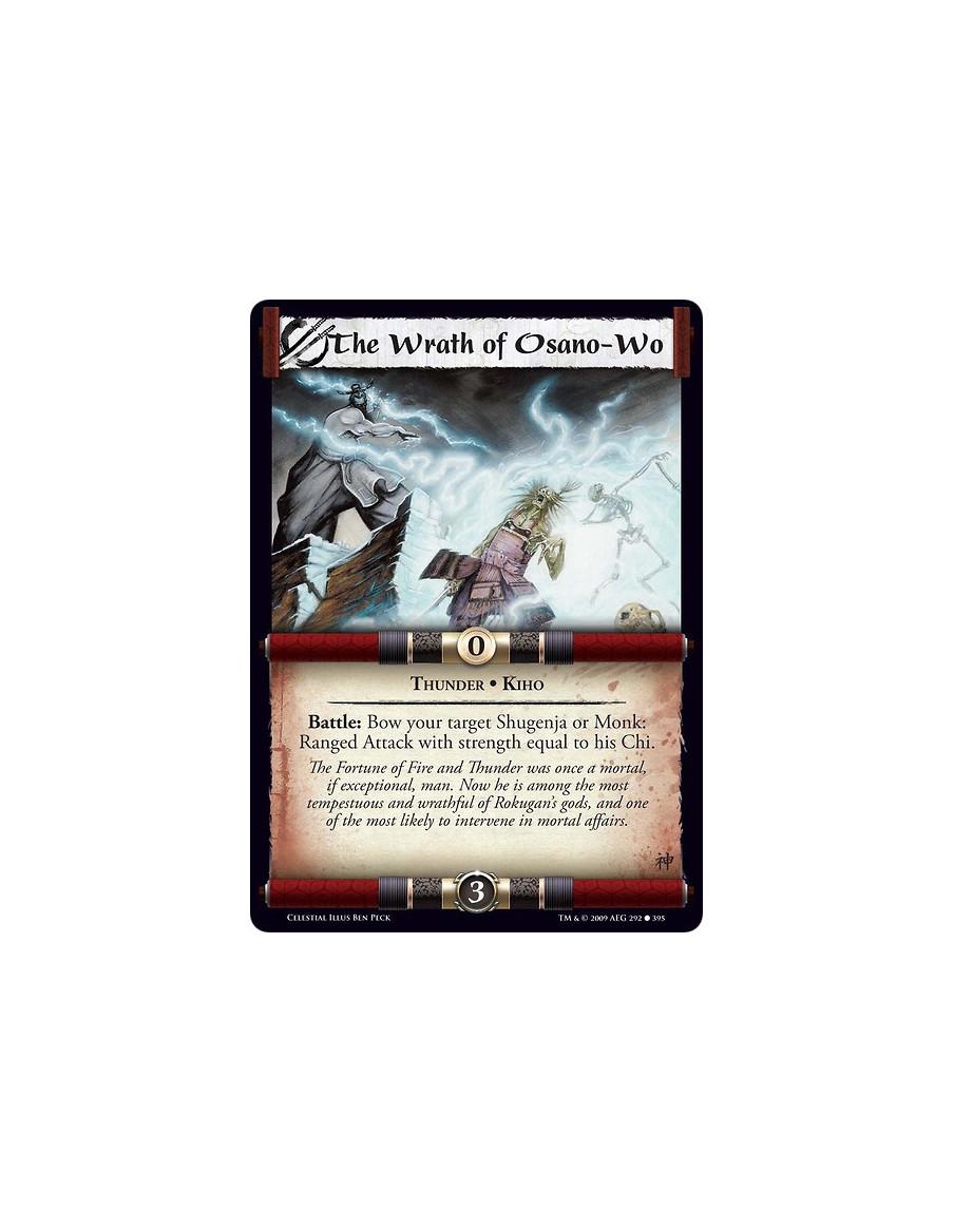 The Wrath of Osano-Wo  - Thunder • Kiho Battle: Bow your target Shugenja or Monk: Ranged Attack with strength equal to his Chi.