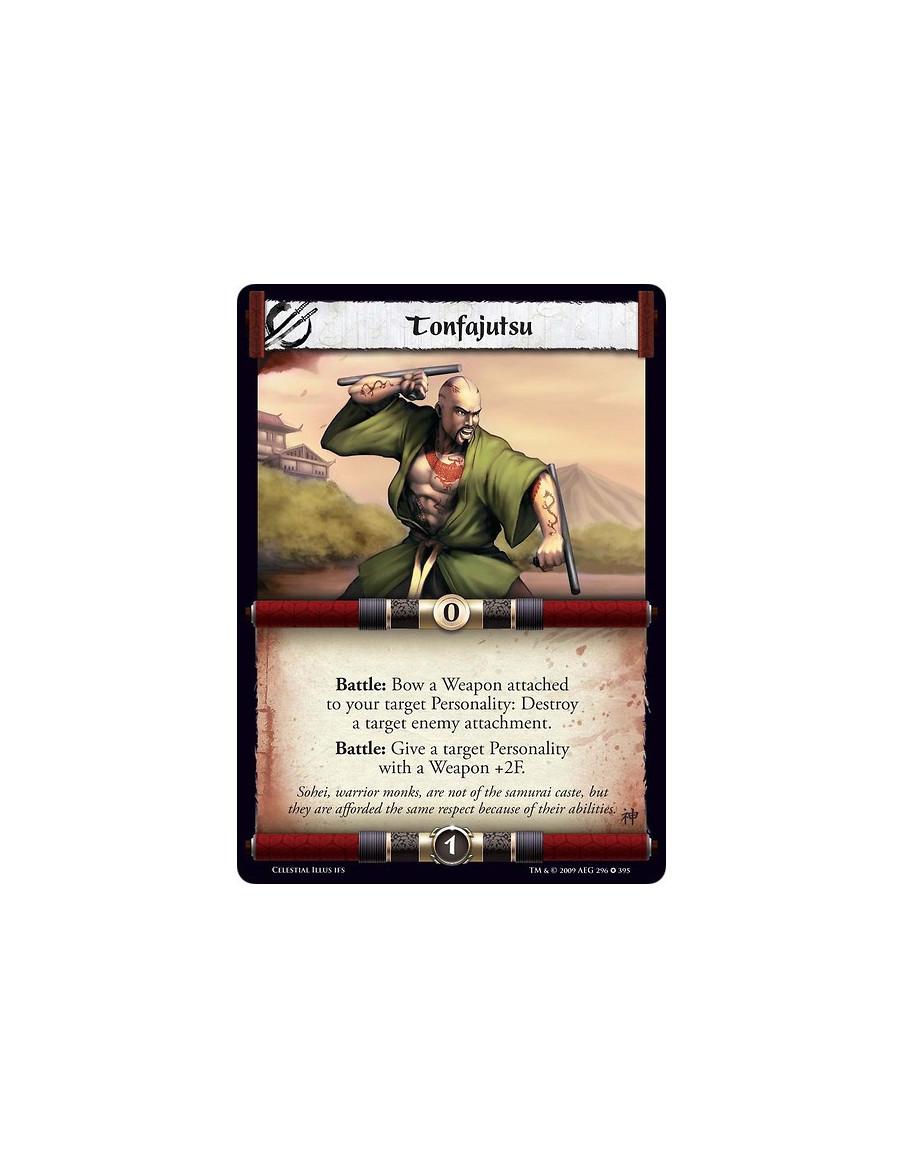 Tonfajutsu  - Battle: Bow a Weapon attached to your target Personality: Destroy a target enemy attachment. Battle: Give a target