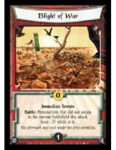 Blight of War  - Immediate Terrain. Battle: Personalities that did not assign to the current battlefield this attack have ?3F wh