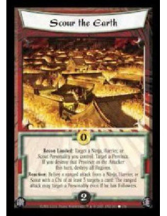 Scour the Earth  - Recon Limited: Target a Ninja, Harrier, or Scout Personality you control: Target a Province. If you destroy t