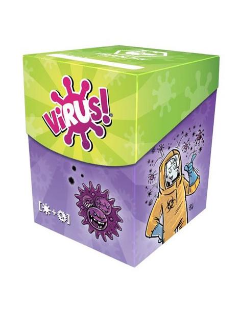 Virus! Deck Box + Fundas  - Deck box y fundas para el juego Virus! y Virus 2!JUEGO NO INCLUIDO