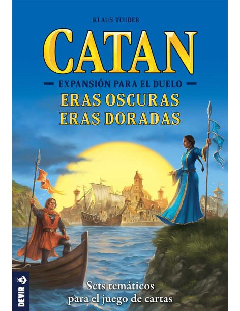 Catan: El Duelo. Expansión Eras Oscuras Eras Doradas  - Amplía la experiencia de Catan: el duelo con esta expansión de 215 carta