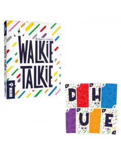 Walkie Talkie. Boardgame  - Deshaceros de las cartas lo más rápido posible y obtened el mayor número de puntos, ¡cambio y corto! 2