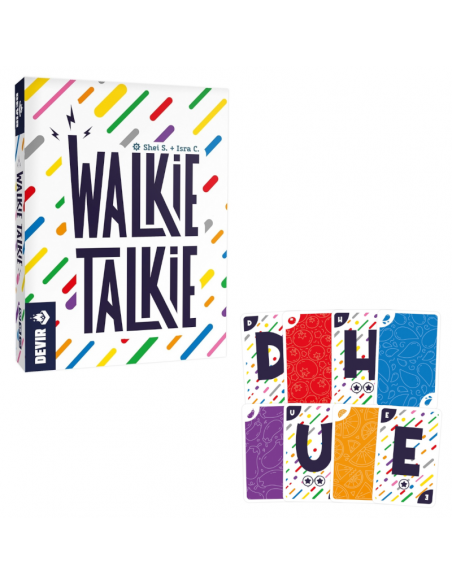 Walkie Talkie. Juego de Mesa  - Deshaceros de las cartas lo más rápido posible y obtened el mayor número de puntos, ¡cambio y co