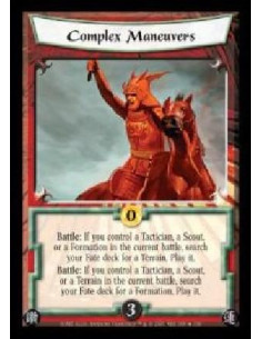 Complex Manouvers  - Battle: If you control a Tactician, a Scout or a Formation in the current battle, search your Fate deck for