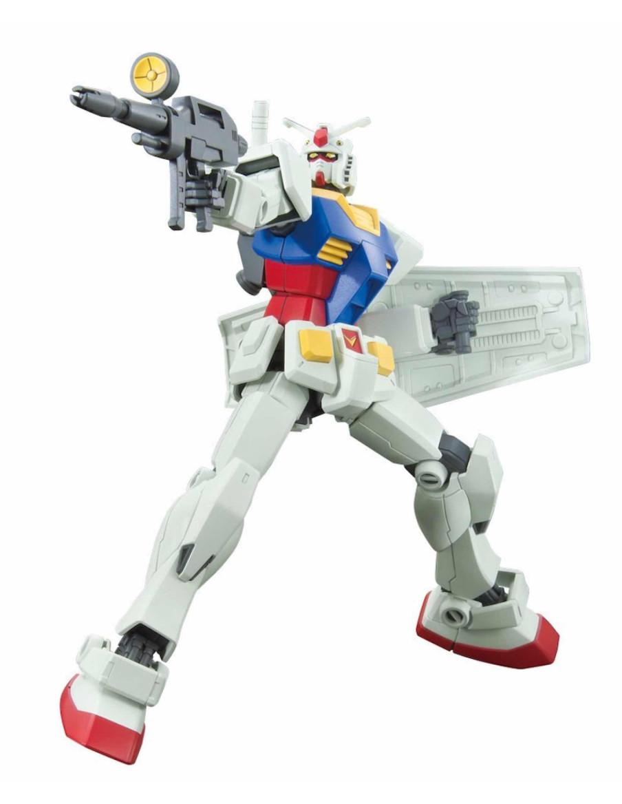 Figura Montable. RX-78-2 Gundam Prototype Close-Combat Mobile Suit. Gundam  - No requiere pegamento para el montaje, se requiere