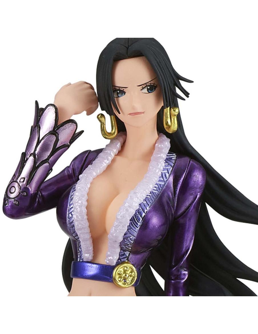 Figura Boa Hancock Grandline Journey -special-  - Figura de la reina de las amazonas Boa Hancock sentada en la barandilla de mad