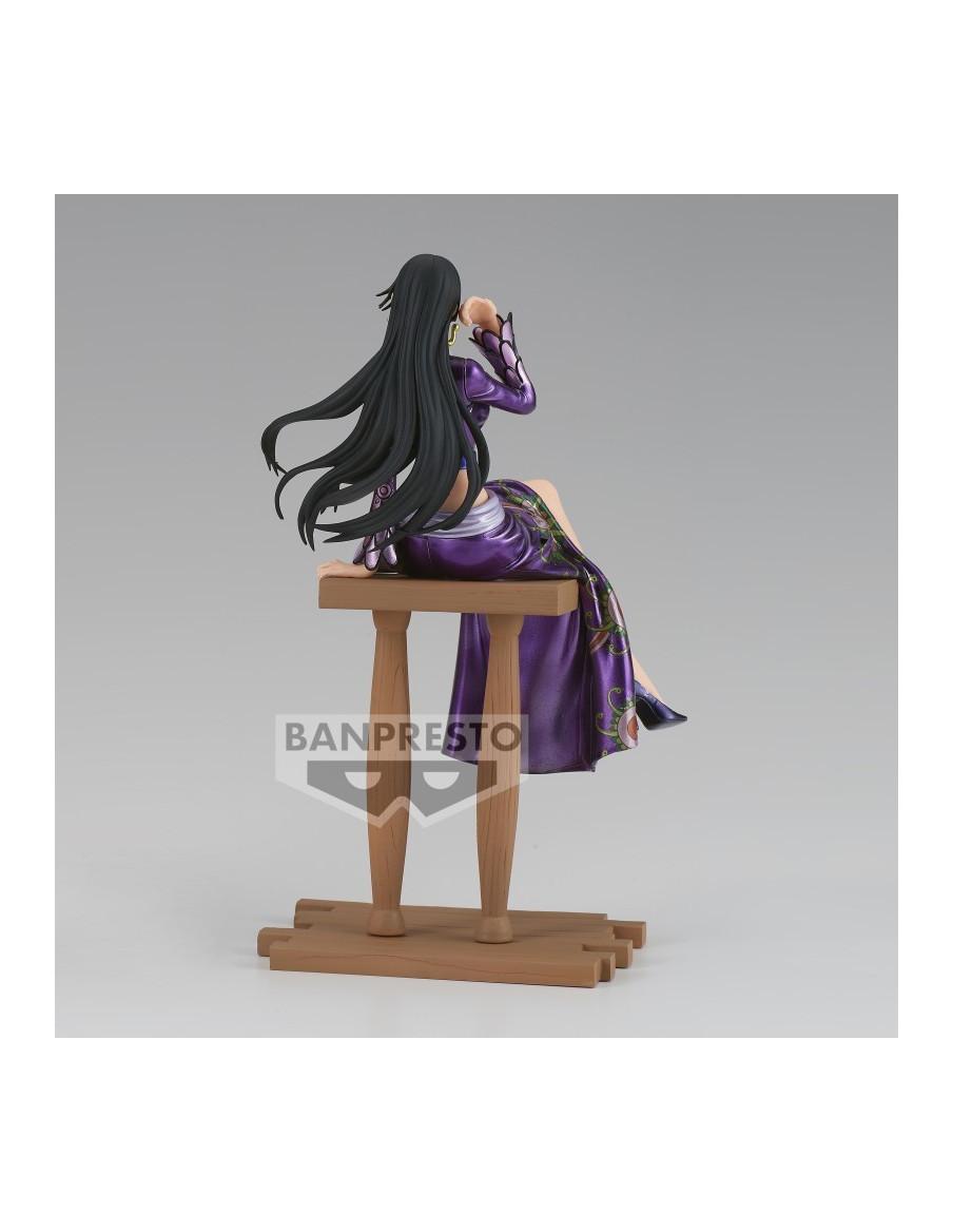 Figura Boa Hancock Grandline Journey -special-  - Figura de la reina de las amazonas Boa Hancock sentada en la barandilla de mad