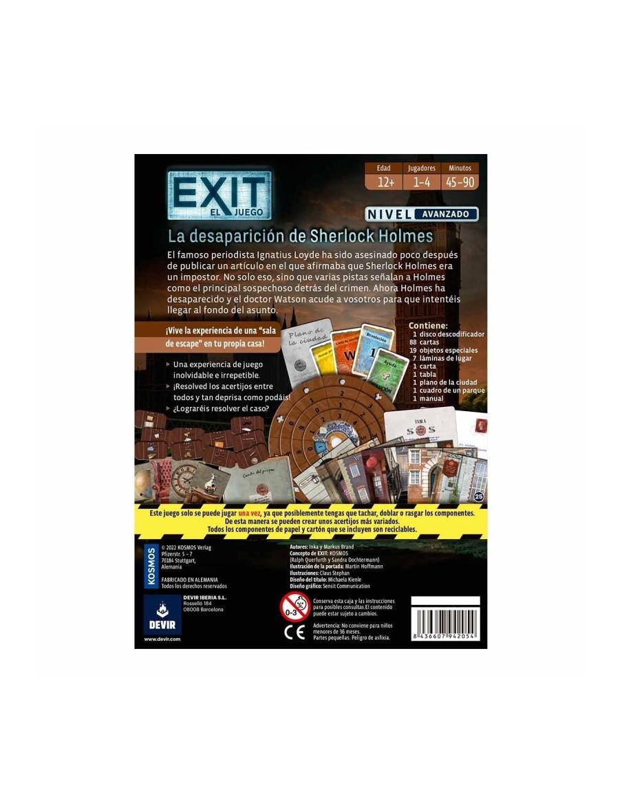 EXIT La Desaparición de Sherlock Holmes  - 