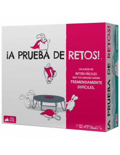 ¡A prueba de Retos!  - Un juego de retos fáciles que tus amigos harán tremendamente difíciles.

Esta caja está llena de retos di
