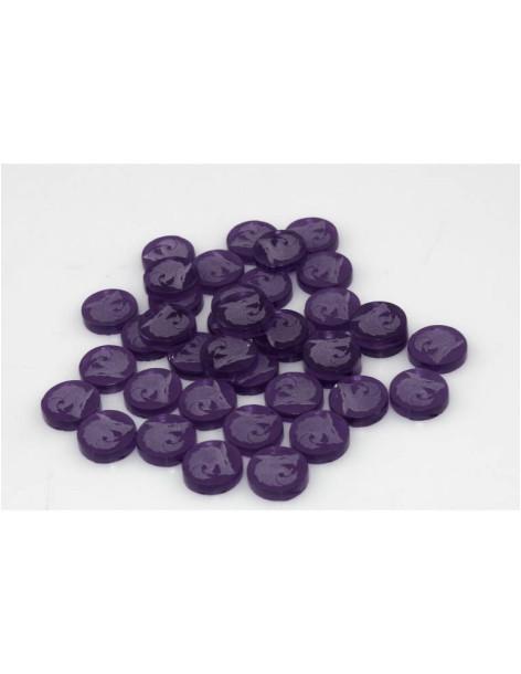 VTES. Bolsa 40 Tokens Lobo (Negro)  - VTES. Bolsa 40 Tokens Lobo (Negro)