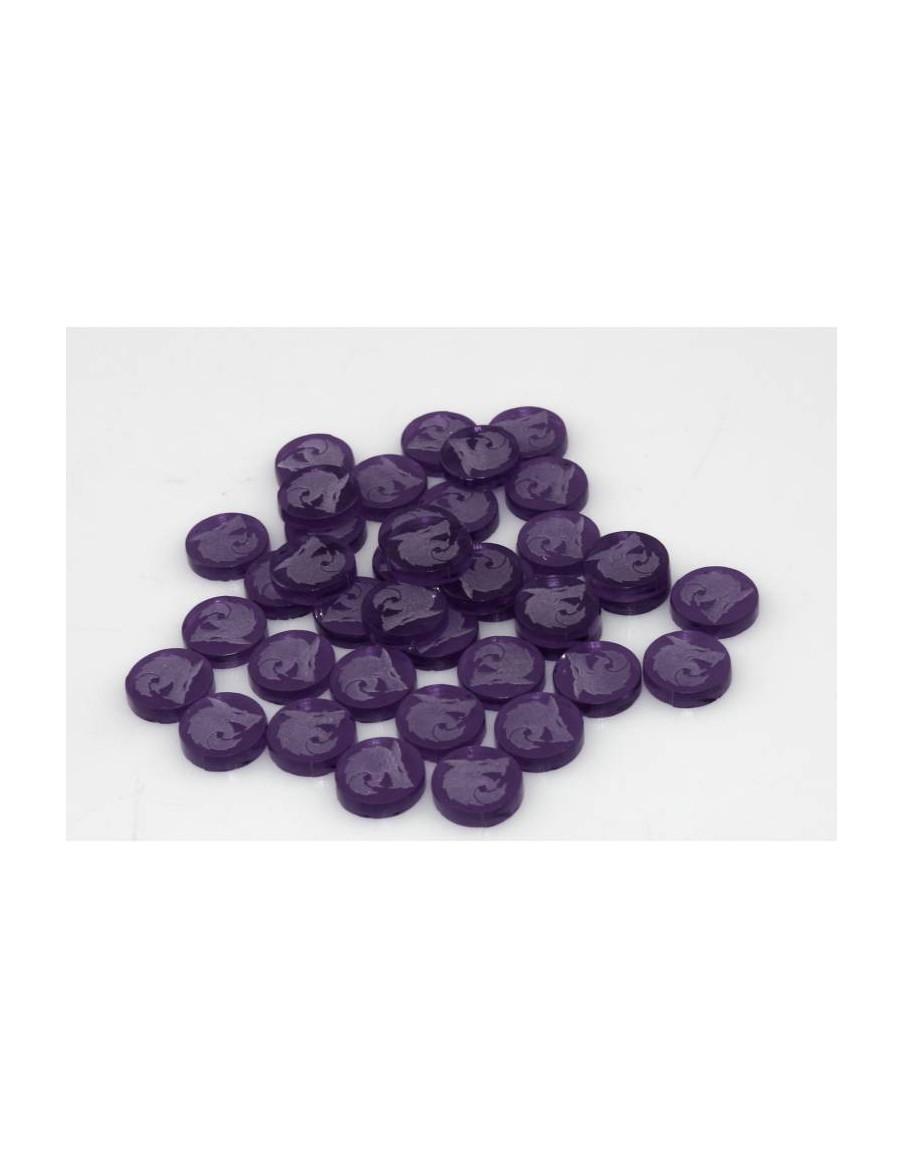 VTES. 40 Wolf Tokens Bag (Black)  - VTES. 40 Wolf Tokens Bag (Black)