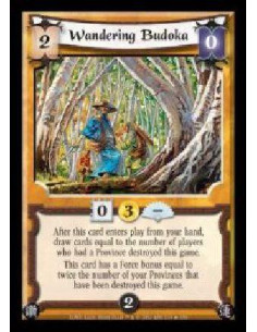 Wandering Budoka FOIL  - After this card enters play form your hand, draw cards equal to the number of players who had a Provinc