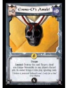 Emma-O's Amulet FOIL  - Unique. Limited: Destroy this card: Target a dead non-Unique Personality in any player's discard pile. I