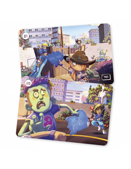 Flashback Zombie Kidz  - Un juego de investigación basado en imágenes.
Apenas queda nada para el fin del mundo… Los zombis se ha