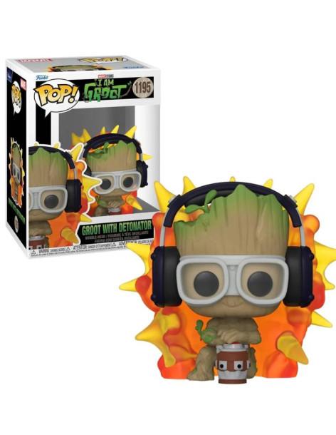 Funko Pop Groot with Detonator. I am Groot  - Funko Pop Groot with Detonator. I am Groot