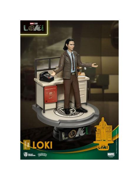 Diorama Loki TVA. Loki  -  Diorama Loki TVA PVC D-Stage Closed Box Version 16cm. Wandavision