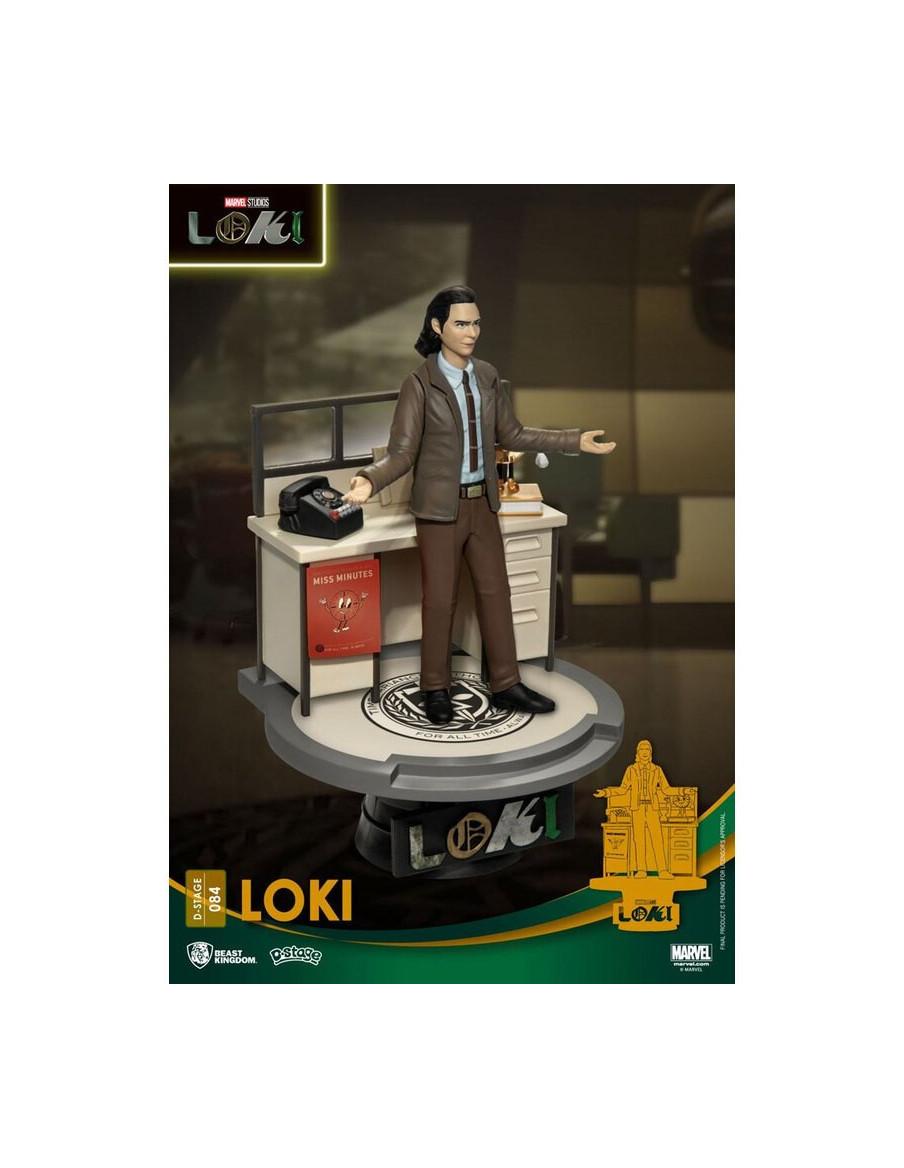 Diorama Loki TVA. Loki  -  Diorama Loki TVA PVC D-Stage Closed Box Version 16cm. Wandavision
