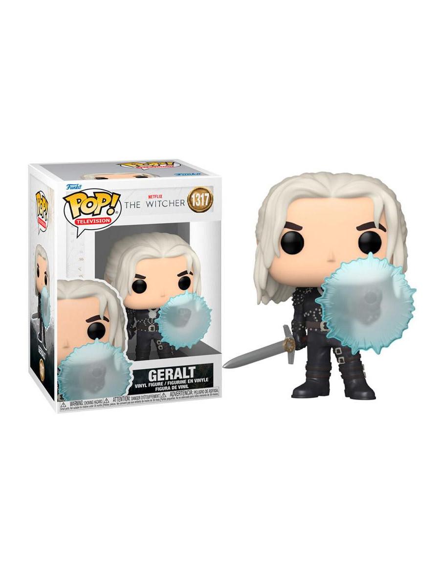 Funko Pop. Geralt con Escudo. The Witcher  - Funko Pop. Geralt con Escudo. The Witcher