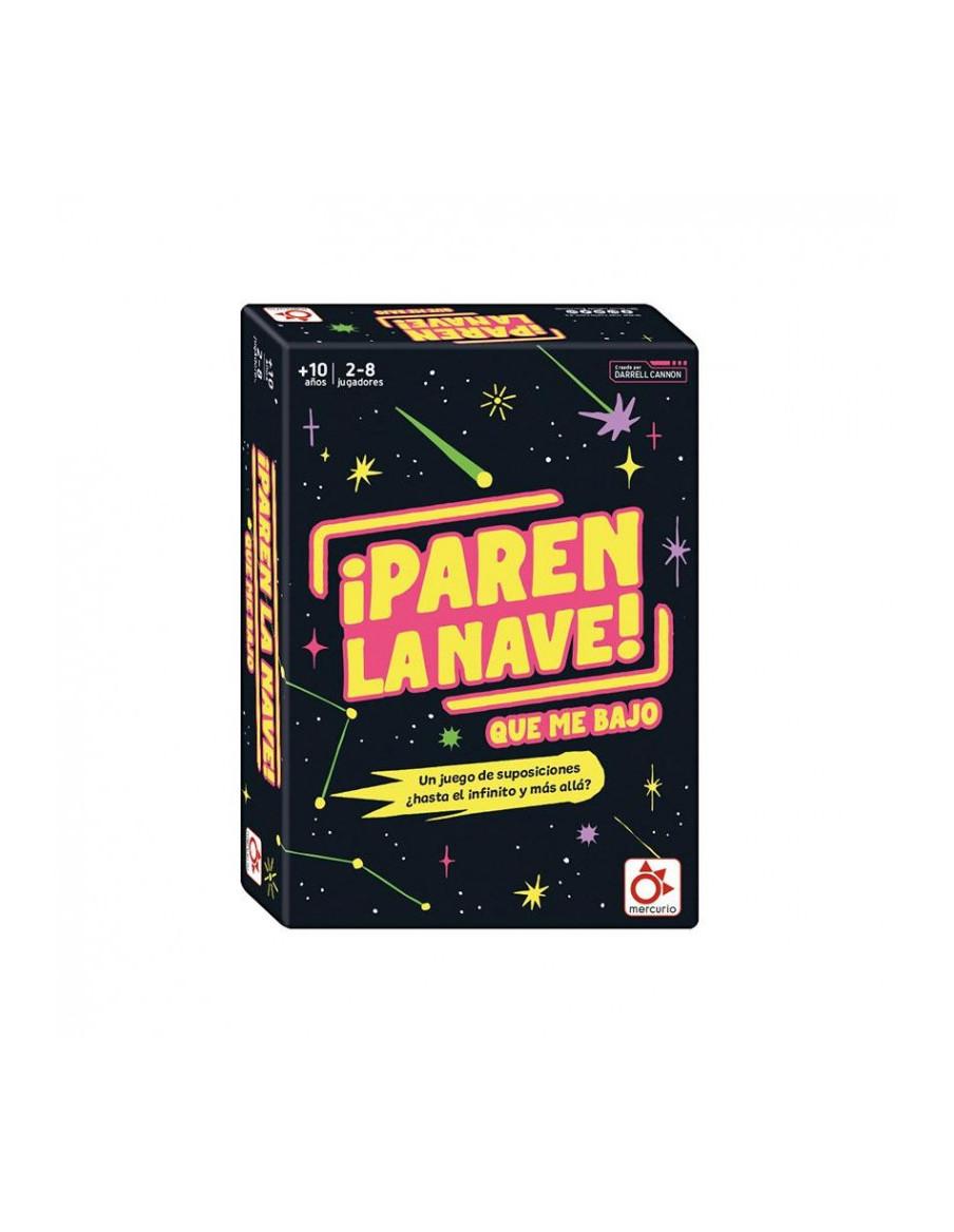 ¡Paren la nave! Que me bajo  - ¡Paren la Nave! Que me bajo es un juego de mesa para toda la familia en el que, a diferencia de o