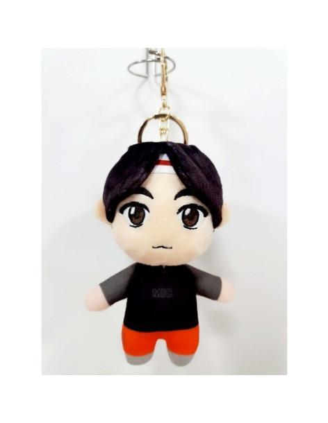 Key Ring Tiny Tan Jin. BTS  - Llavero peluche fabricado en fibra de poliéster. Medidas 7x12 cm.