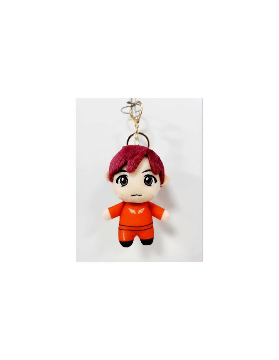 Key Ring Tiny Tan J-Hope. BTS  - Llavero peluche fabricado en fibra de poliéster. Medidas 7x12 cm.