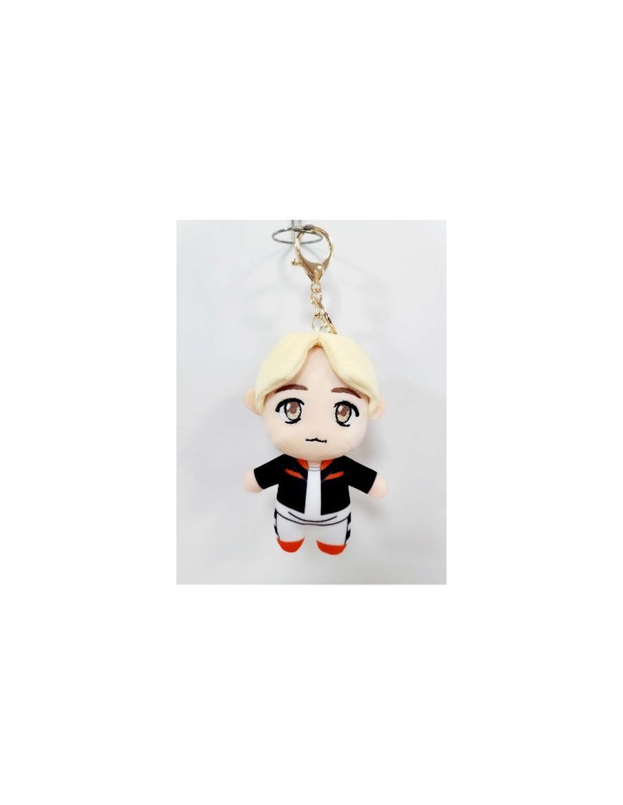 Key Ring Tiny Tan Jimin. BTS  - Llavero peluche fabricado en fibra de poliéster. Medidas 7x12 cm.