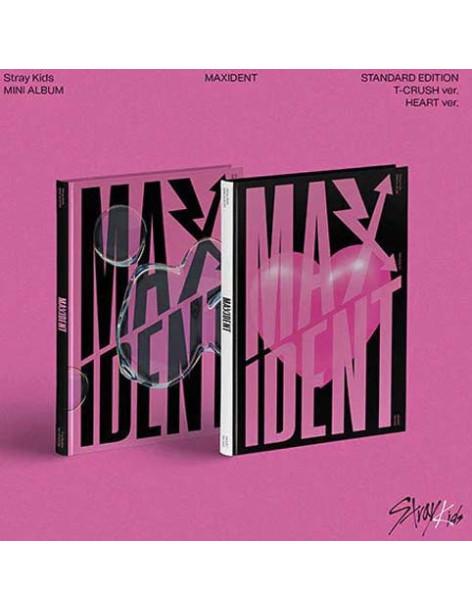STRAY KIDS - Maxident (7th Mini Album)  - STRAY KIDS - Maxident (7th Mini Album)Versiones: T-Crush (fondo de portada rosa), Hear
