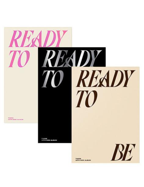 TWICE - Ready to Be (12th Mini Album) * Regalo paquete de tarjetas extra  - 
Versiones: Ready (blanco con letras rosa), To (negr