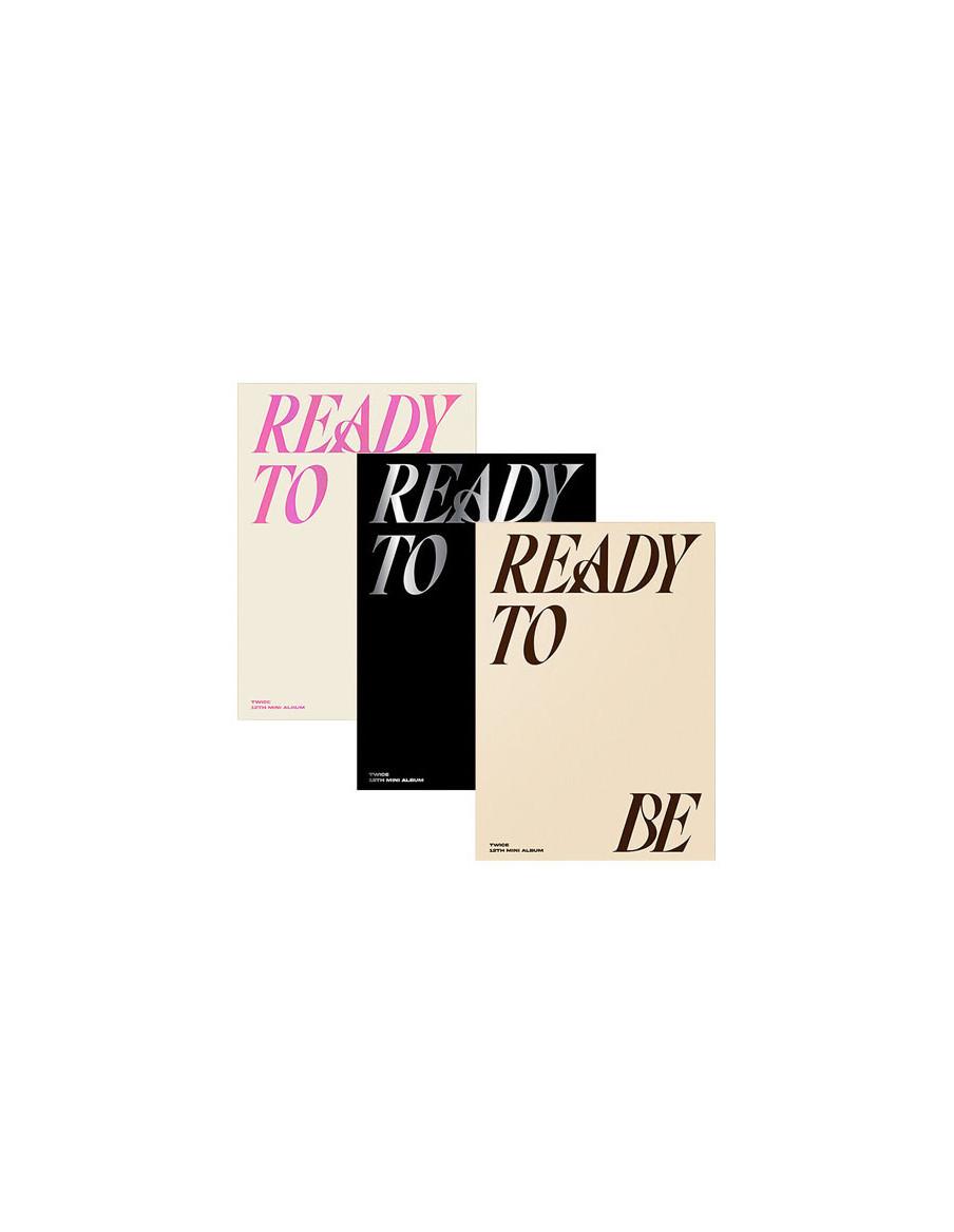 TWICE - Ready to Be (12th Mini Album) * Free photocards gift  - 

Versiones: Ready (blanco con letras rosa), To (negro con letra