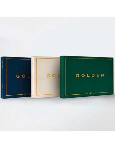 JUNGKOOK - Golden (1st Solo Album)  - 
Opciones:Shine (verde), Solid (blanco crema), Substance (azul)
Contenido:
- 1 Estuche
- 1
