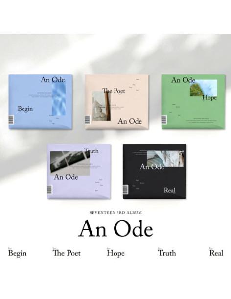 SEVENTEEN - An Ode (3rd Album)  - 
Versiones: Begin (azul), The Poet (crema), Hope (verde), Truth (gris-violeta), Real (negro)
 