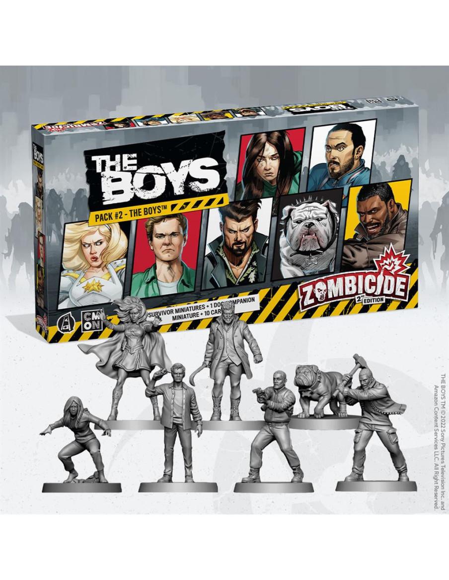 Zombicide 2nd Edition Pack de personajes 2. The Boys. The Boys  - Los superhumanos, conocidos coloquialmente como Súper, poseen 