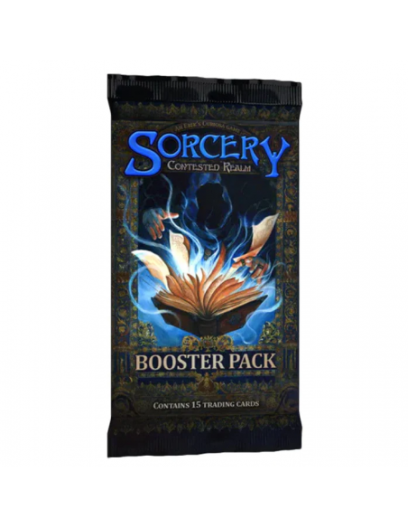 Sorcery TCG Contested Realm: Booster Pack (15)  - A booster display contains 36x Booster packs. Each 15-card booster contains 10