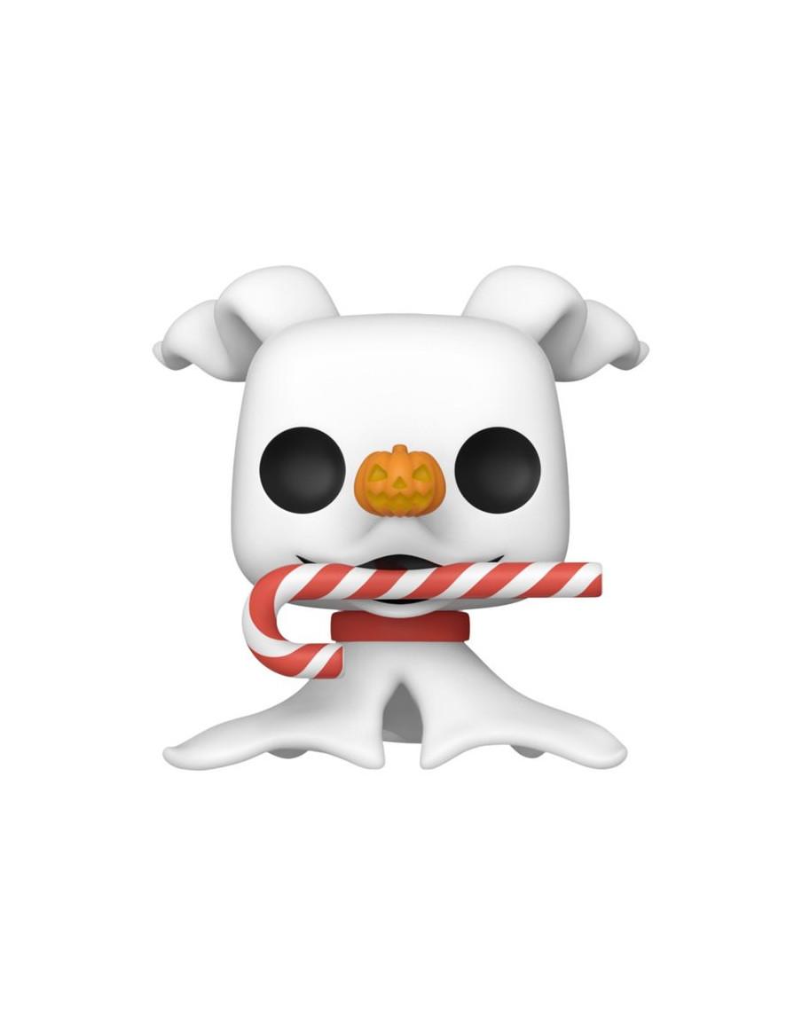 Funko Pop. Zero con Bastón de Caramelo. Pesadilla Antes de Navidad  - Funko Pop. Zero con Bastón de Caramelo. Pesadilla Antes de