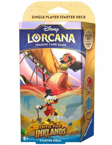 Into the Inklands: Moana / Scrooge McDuck - Ruby / Sapphire  Starter Deck (English)  - 