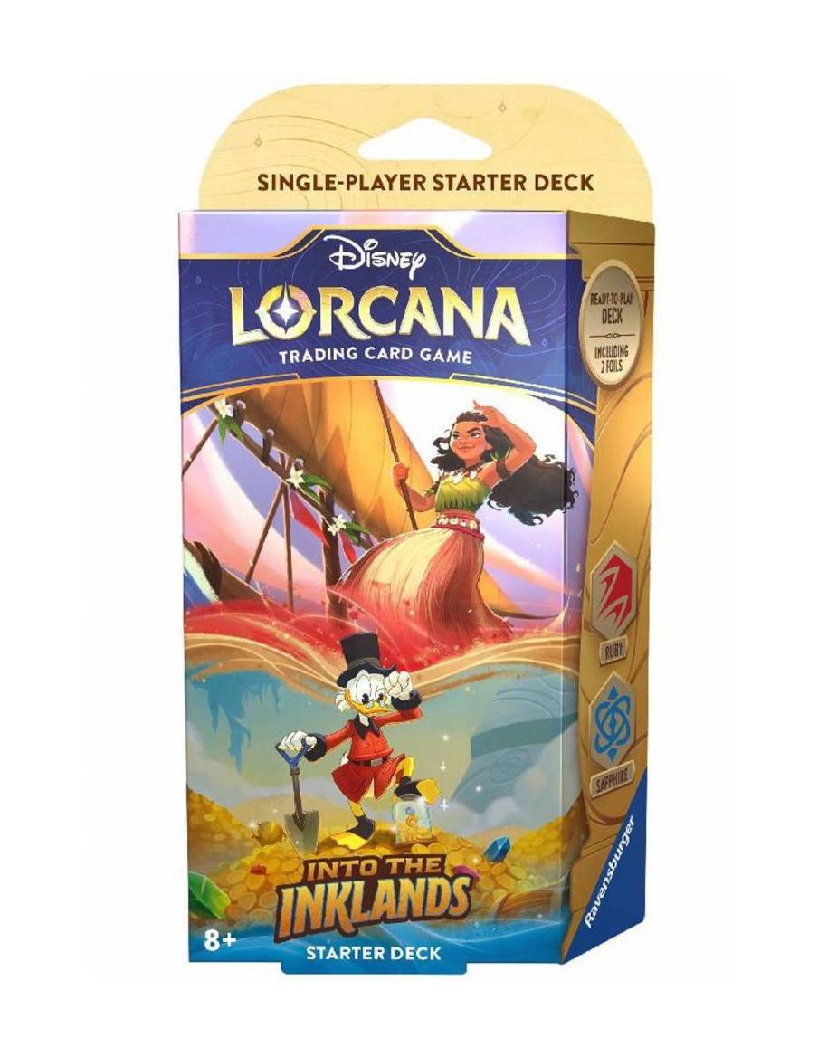 Into the Inklands: Moana / Scrooge McDuck - Ruby / Sapphire  Starter Deck (English)  - 