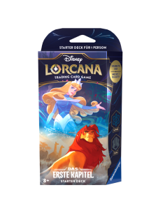 The First Chapter: Aurora / Simba - Sapphire / Steel Starter Deck LORCANA (Inglés)  - 