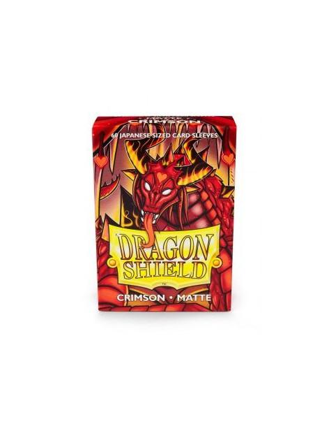 Fundas Dragon Shield Tamaño Japonés (59x86mm) - Carmesí / Crimson Mate (60)  - Fundas Tamaño Yu-Gi-Oh! y Vanguard!Japannes Size