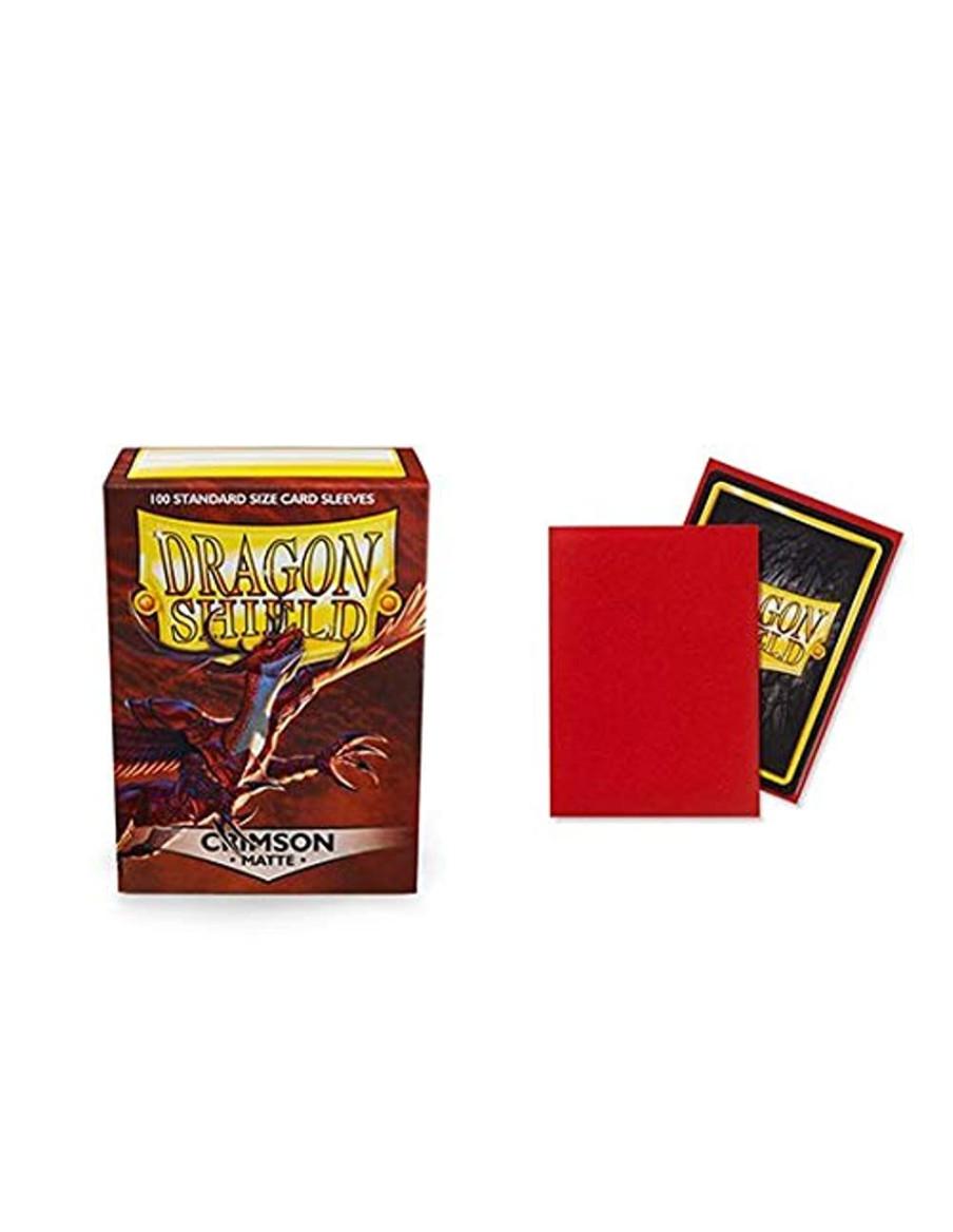 Dragon Shield Sleeves Standard size (63x88mm) - Crimson Matte (100u)  - 