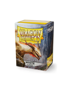 Dragon Shield Sleeves Standard size (63x88mm) - White Classic (100u)  - 