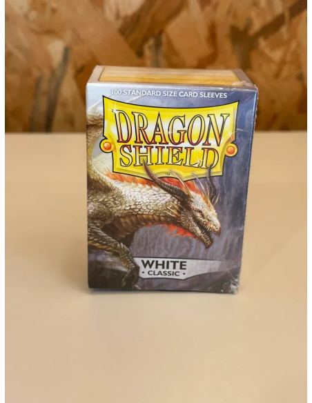Dragon Shield Sleeves Standard size (63x88mm) - White Classic (100u)  - 