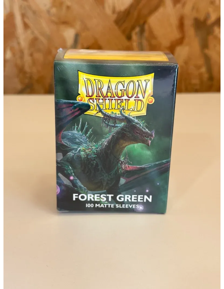 Fundas Dragon Shield Tamaño Standard (63x88mm) - Verde Bosque / Forest Green mate (100u)  - Protege tus cartas con las fundas de